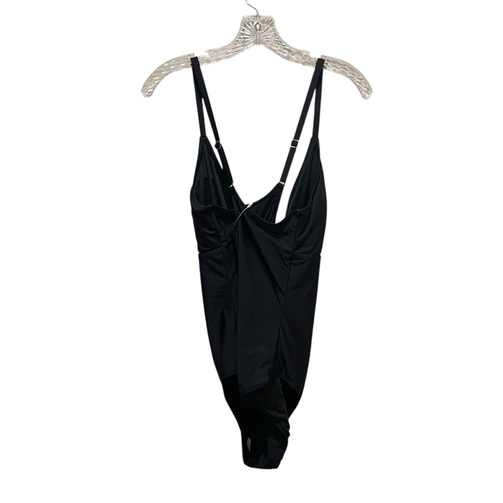 Shaperin Tummy Control Deep V Neck Shapewear Swimsuit Black Women’s Size XL - Picture 8 of 10